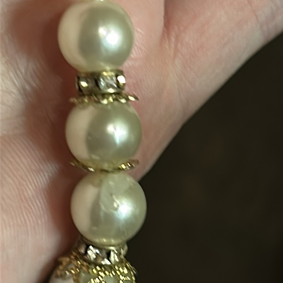 Gold & Pearl Style Bride bracelet - Picture 6 of 13